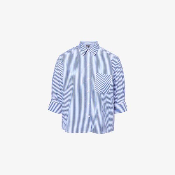 Рубашка Rag & Bone Lucia в полоску, синий / белый
Рубашка Rag & Bone Lucia в полоску, синий / белый