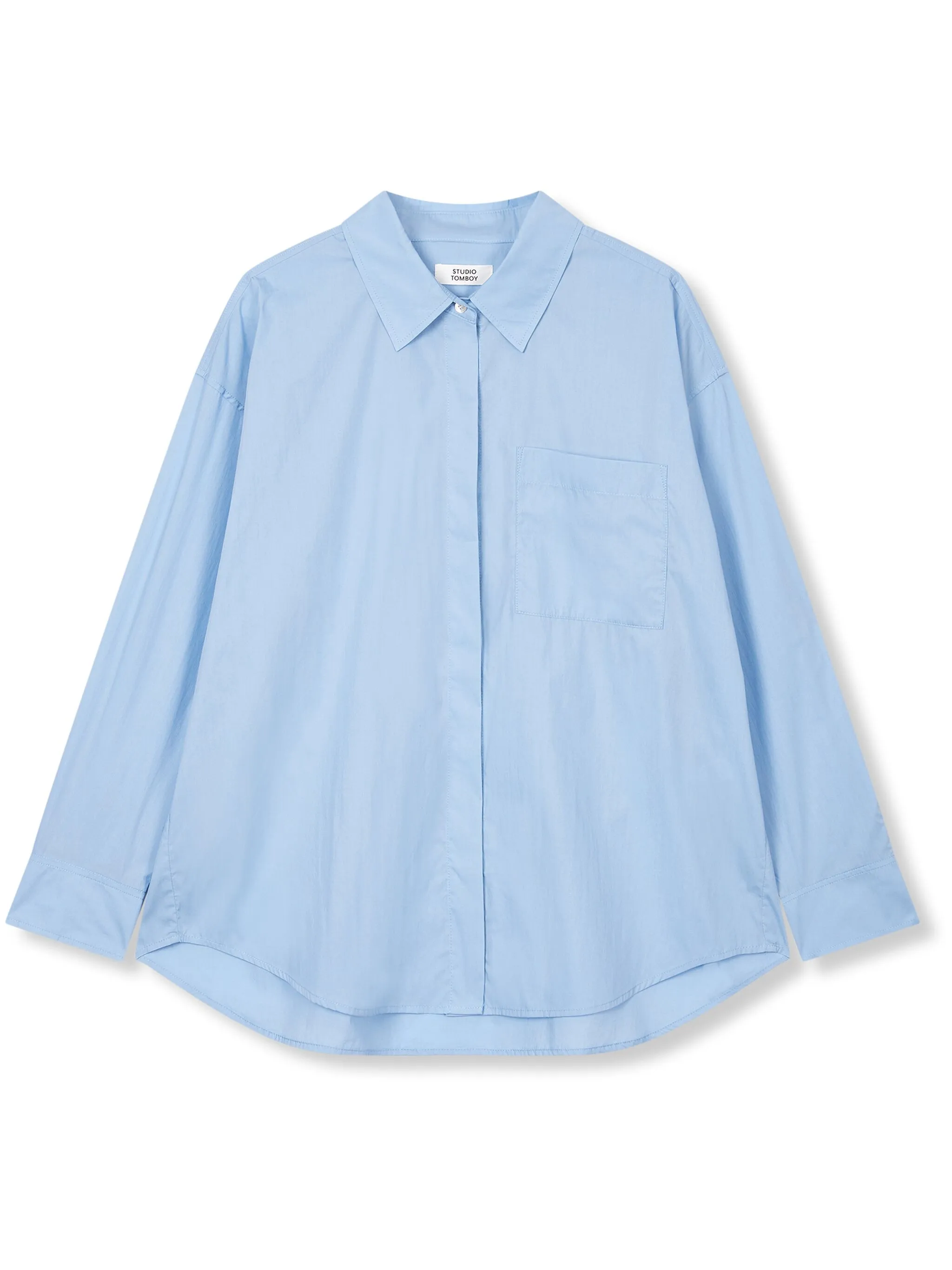 Рубашка оверсайз Tomboy, синий
Рубашка оверсайз Tomboy, синий
