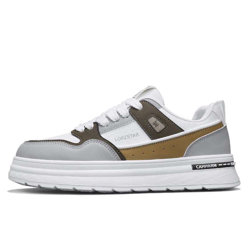 Boogie Bear Скользоустойчивые водонепроницаемые противоударные низкие скейтерские кроссовки мужские бело-серые, цвет White Gray
Boogie Bear Скользоустойчивые водонепроницаемые противоударные низкие скейтерские кроссовки мужские бело-серые, цвет White Gray