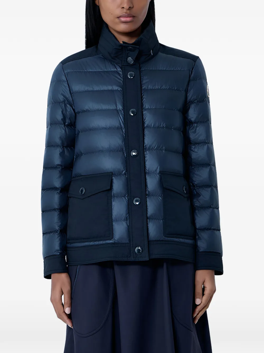 Жакет Origan с клапанами на карманах Moncler, синий
Жакет Origan с клапанами на карманах Moncler, синий