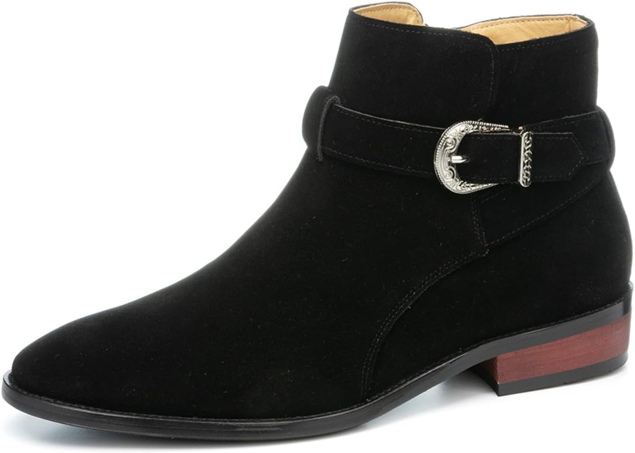 Мужские замшевые ботильоны челси на среднем каблуке Qklmwes, черный
Мужские замшевые ботильоны челси на среднем каблуке Qklmwes, черный