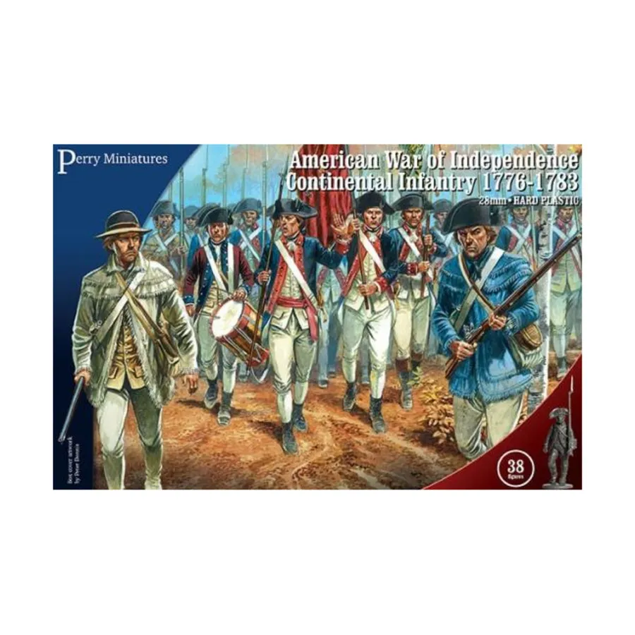 Континентальная пехота 1776-1783 гг., Historical Miniatures - American War of Independence (28mm)
Континентальная пехота 1776-1783 гг., Historical Miniatures - American War of Independence (28mm)