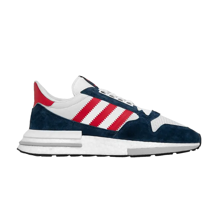 Кроссовки adidas ZX 500 RM White Navy Redsize Exclusive, белый 
Кроссовки adidas ZX 500 RM White Navy Redsize Exclusive, белый