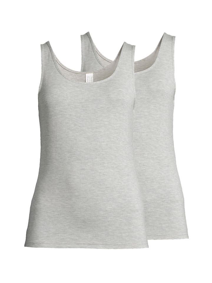 Nina von C. Легкая и удобная майка/топ серебристого меланжа
Nina von C. Легкая и удобная майка/топ серебристого меланжа