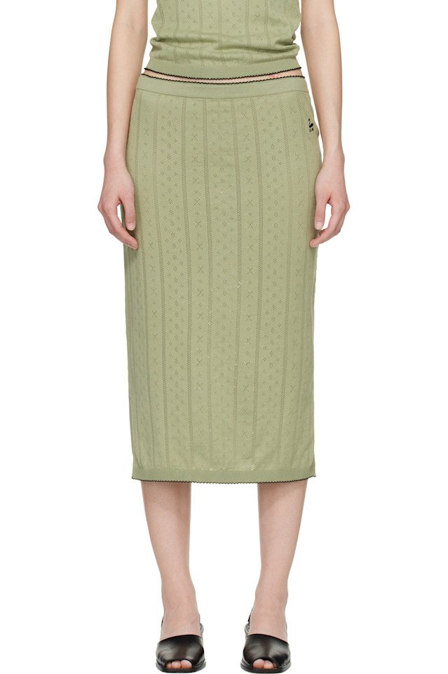 B.B. Wallace Юбка-Миди цвета хаки Serra
B.B. Wallace Юбка-Миди цвета хаки Serra