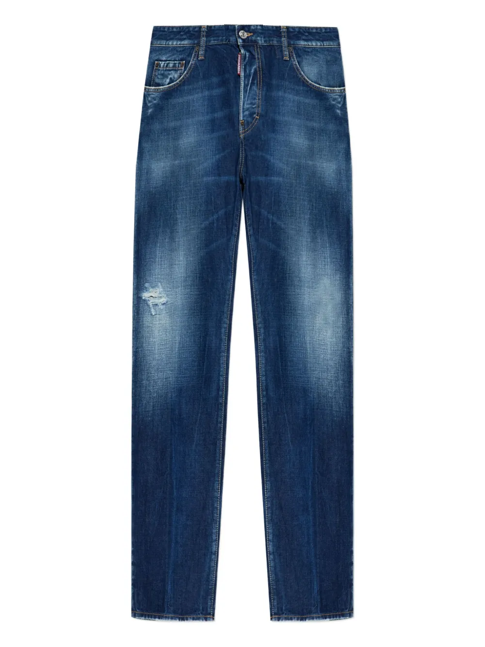 Джинсы из потертого денима DSQUARED2, синий
Джинсы из потертого денима DSQUARED2, синий