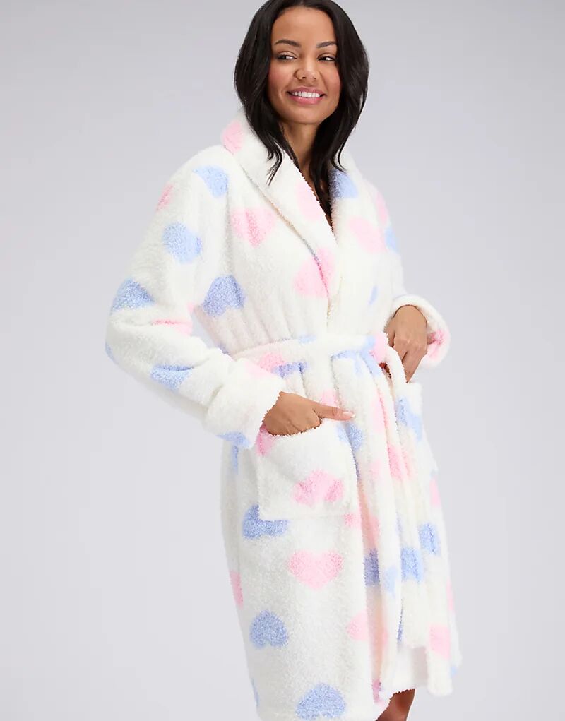 Boux Avenue Пышный халат миди с поясом и узором в форме сердца из букле цвета слоновой кости
Boux Avenue Пышный халат миди с поясом и узором в форме сердца из букле цвета слоновой кости