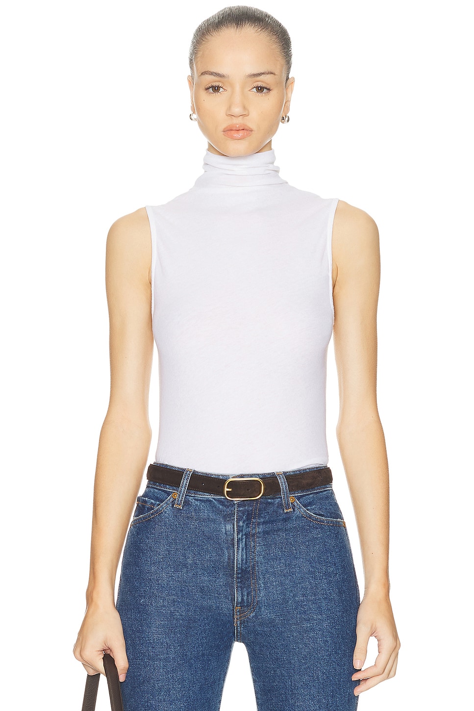 Кашемировый топ-бюстье без рукавов Enza Costa, White
Кашемировый топ-бюстье без рукавов Enza Costa, White