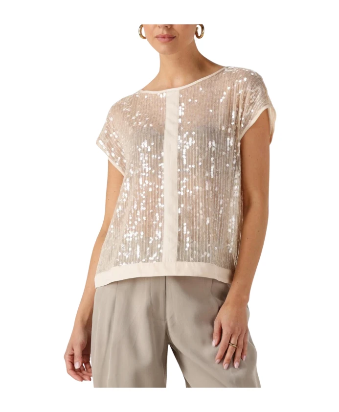 Топ с пайетками Access Fashion, бежевый
Топ с пайетками Access Fashion, бежевый