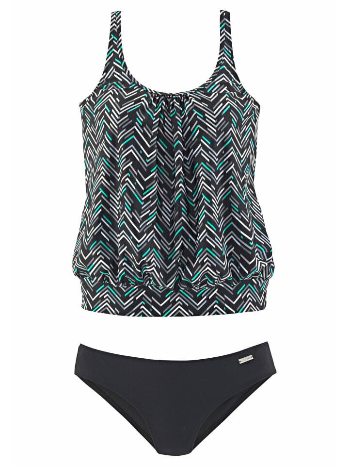 Комплект бикини LASCANA Oversize Tankini, цвет schwarz-bedruckt
Комплект бикини LASCANA Oversize Tankini, цвет schwarz-bedruckt