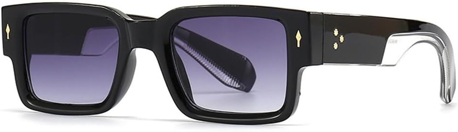 Роскошные солнцезащитные очки для женщин и мужчин. Модные классические солнцезащитные очки в винтажном стиле с заклепками. Панк-очки. Защита от ультрафиолета UV400 TYUVIVO, Black Gray
Роскошные солнцезащитные очки для женщин и мужчин. Модные классические солнцезащитные очки в винтажном стиле с заклепками. Панк-очки. Защита от ультрафиолета UV400 TYUVIVO, Black Gray