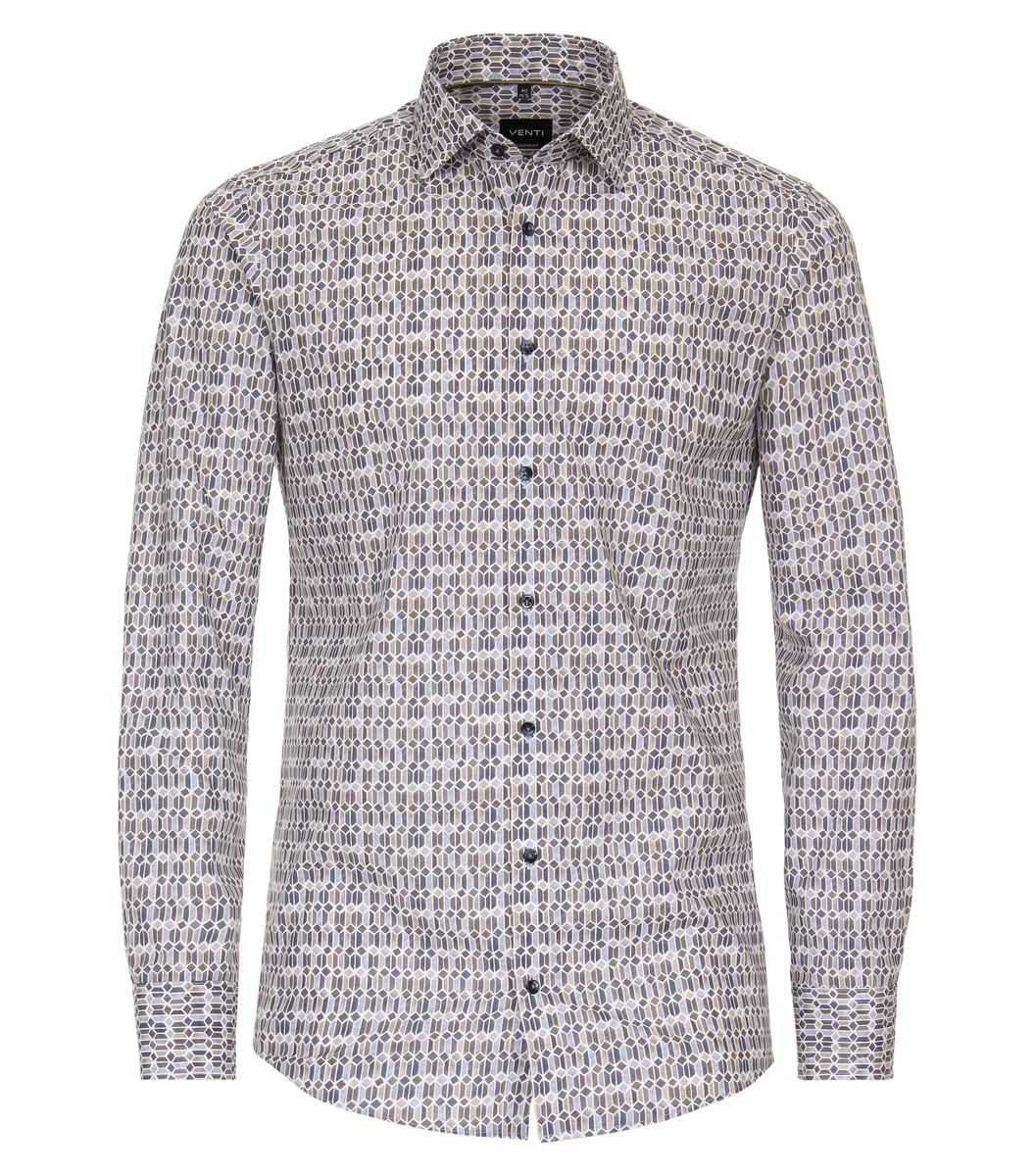 Деловая рубашка VENTI "Деловая рубашка VENTI принт", коричневый
Деловая рубашка VENTI "Деловая рубашка VENTI принт", коричневый