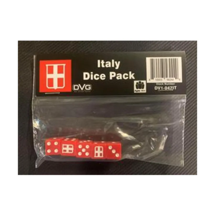 Набор кубиков «Италия» (5), Game Accessories (Dan Verssen Games)
Набор кубиков «Италия» (5), Game Accessories (Dan Verssen Games)