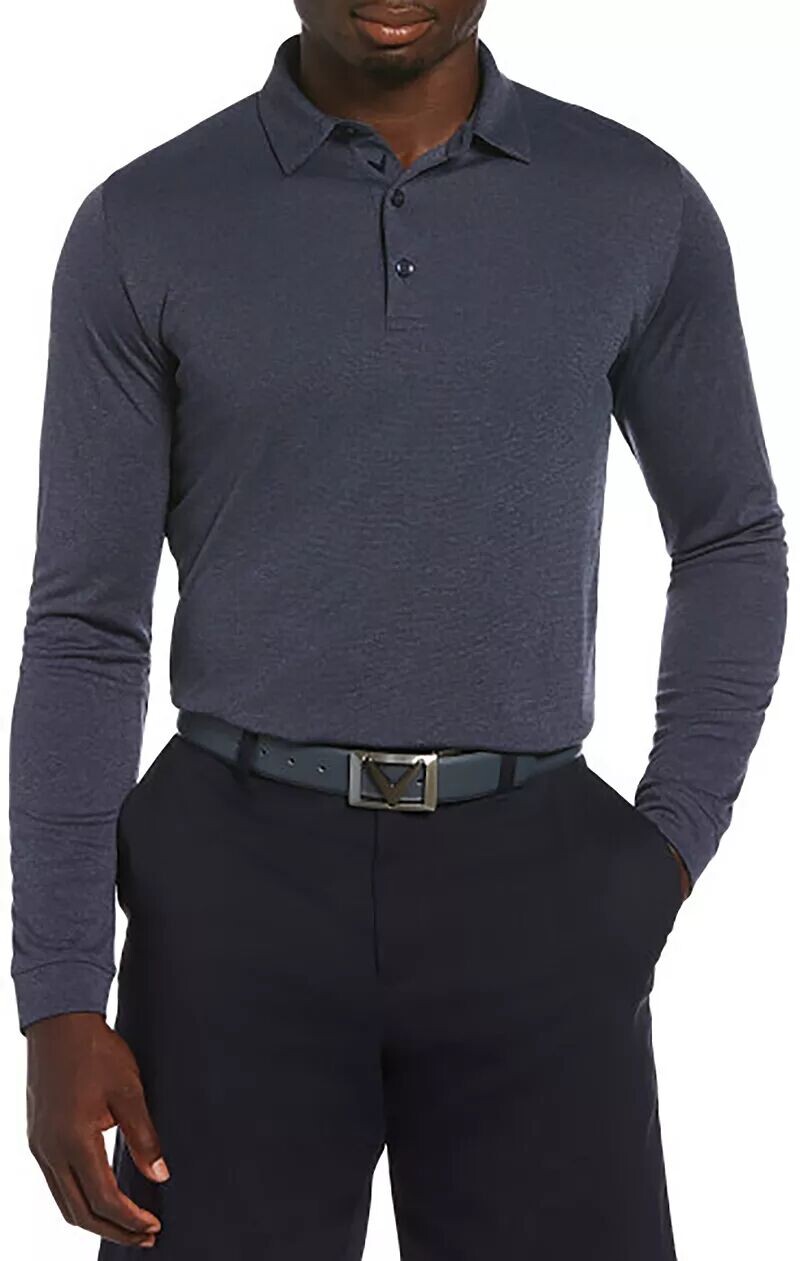 Мужская рубашка-поло для гольфа с длинными рукавами Callaway Swing Tech Essential
Мужская рубашка-поло для гольфа с длинными рукавами Callaway Swing Tech Essential