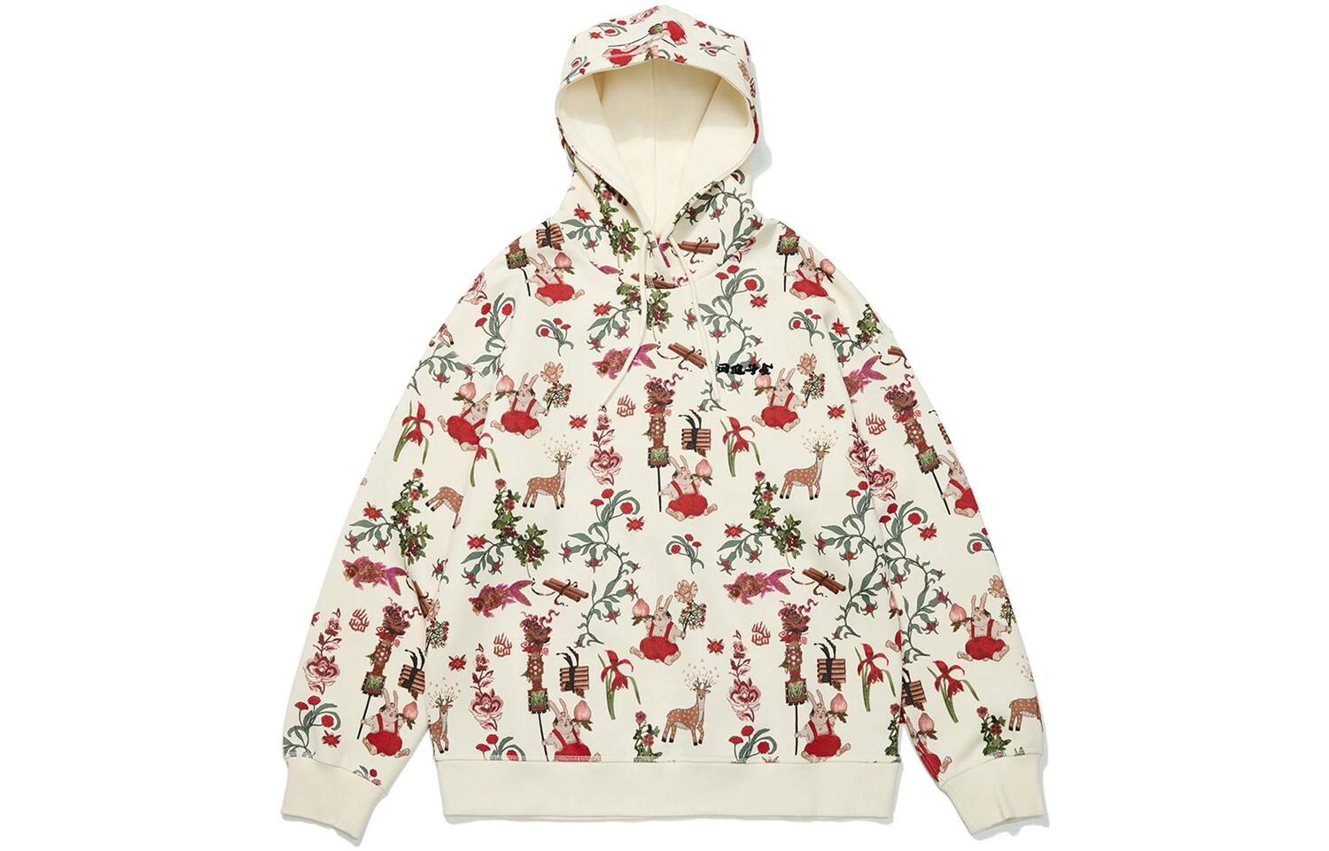 Женская толстовка из коллекции Sports Life бежевого цвета с принтом Lining 
Женская толстовка из коллекции Sports Life бежевого цвета с принтом Lining