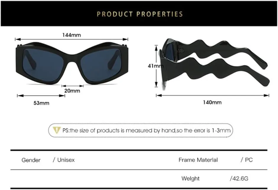 Солнцезащитные очки с изогнутыми дужками в стиле «кошачий глаз» для женщин, панк-винтаж, солнцезащитные очки с защитой от ультрафиолета UV400 LANGSER, White
Солнцезащитные очки с изогнутыми дужками в стиле «кошачий глаз» для женщин, панк-винтаж, солнцезащитные очки с защитой от ультрафиолета UV400 LANGSER, White