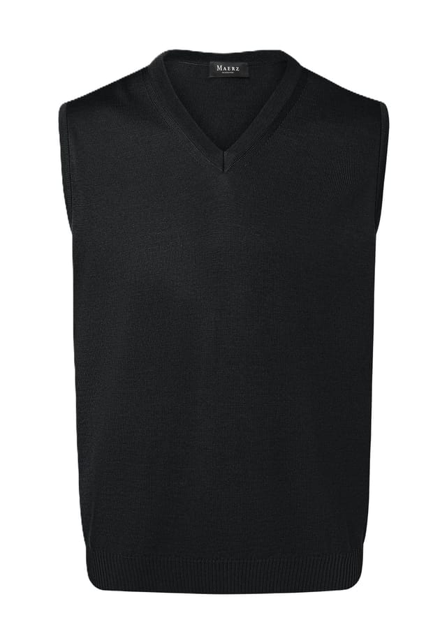 Хлопковый свитер с V-образным вырезом Maerz Muenchen, черный
Хлопковый свитер с V-образным вырезом Maerz Muenchen, черный