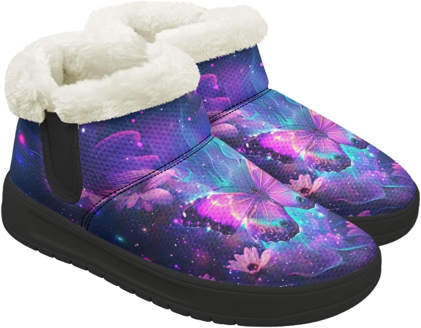 Зимние Ботинки Forchrinse для Женщин и Мужчин, Модные Меховые Ботильоны с Меховой Подкладкой, Butterfly Flower Print
Зимние Ботинки Forchrinse для Женщин и Мужчин, Модные Меховые Ботильоны с Меховой Подкладкой, Butterfly Flower Print