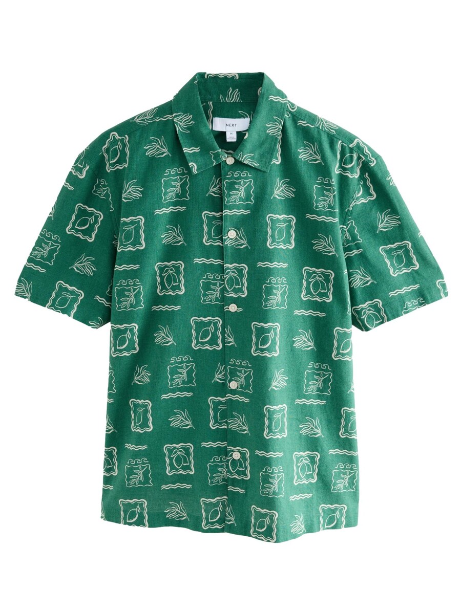 Рубашка на пуговицах классического кроя Next, зеленый
Рубашка на пуговицах классического кроя Next, зеленый