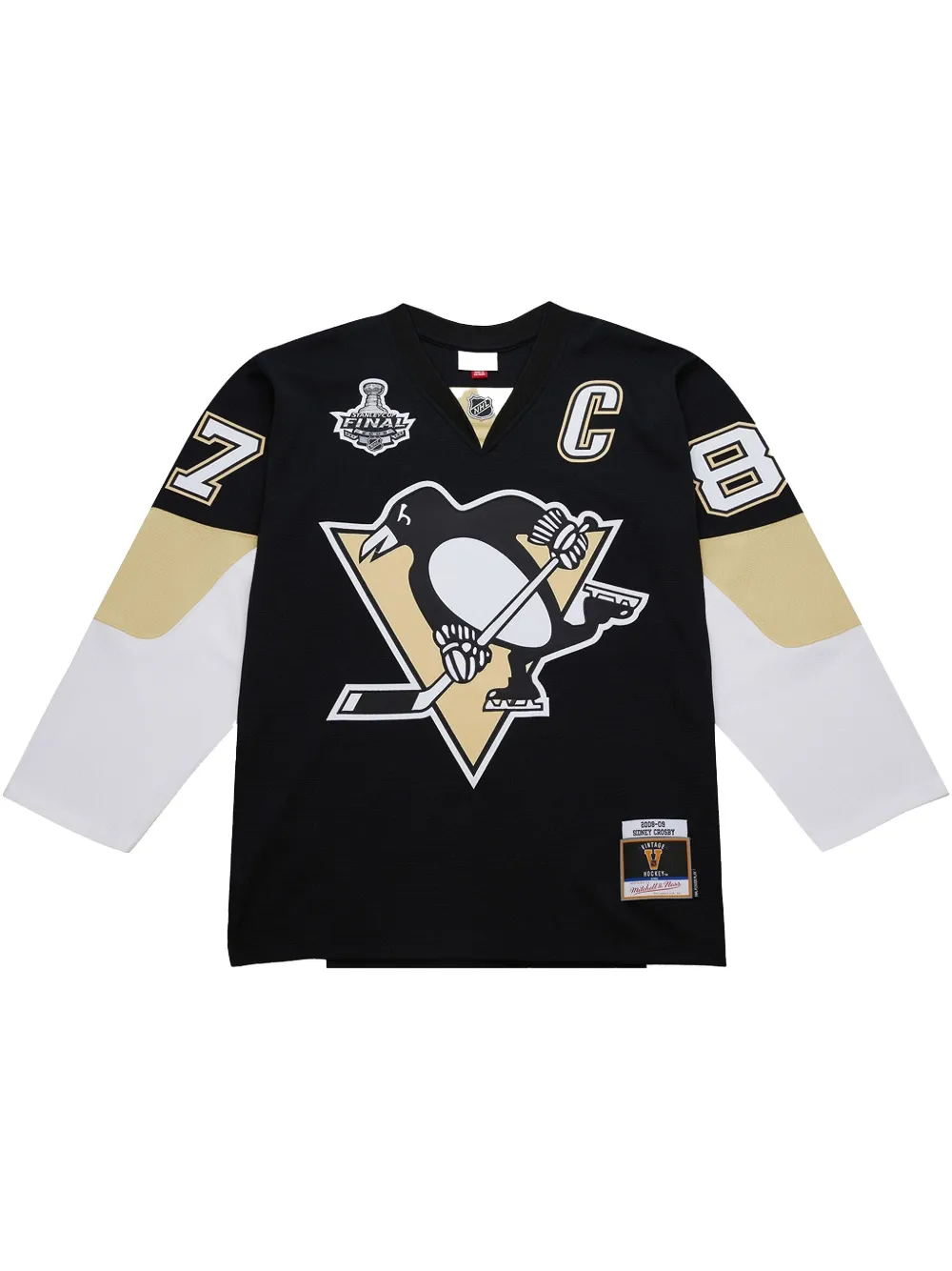 Топ Sidney Crosby Pittsburgh Penguins Power Play Black из джерси (2008-09 годы) Mitchell & Ness, черный
Топ Sidney Crosby Pittsburgh Penguins Power Play Black из джерси (2008-09 годы) Mitchell & Ness, черный