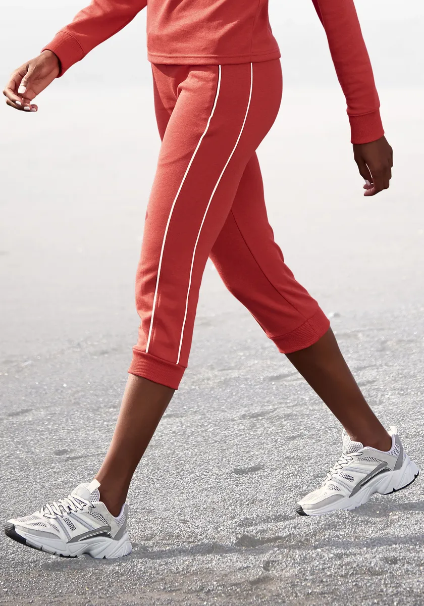 Брюки-капри H.I.S с боковой окантовкой, костюм для отдыха, красный
Брюки-капри H.I.S с боковой окантовкой, костюм для отдыха, красный