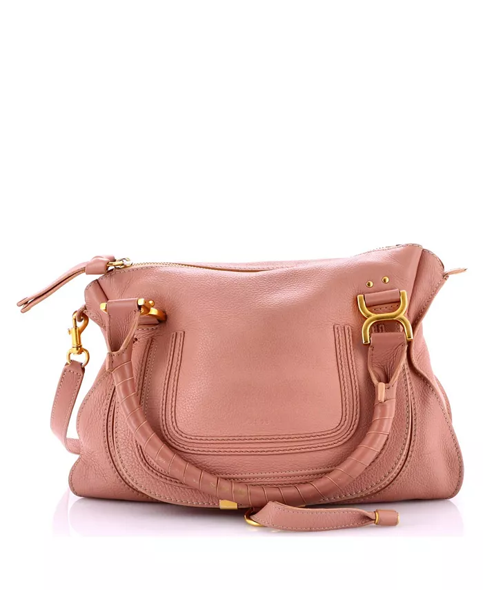 Средняя кожаная сумка через плечо Marcie Pre-Owned Chloe, розовый
Средняя кожаная сумка через плечо Marcie Pre-Owned Chloe, розовый