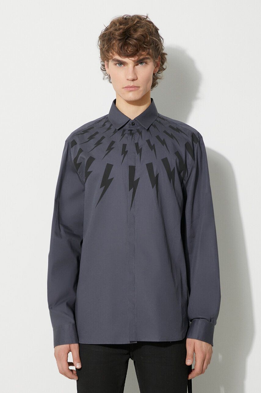 Neil Barett рубашка из хлопка LOOSE FAIR-ISLE THUNDERBOLT Neil Barrett, синий
Neil Barett рубашка из хлопка LOOSE FAIR-ISLE THUNDERBOLT Neil Barrett, синий