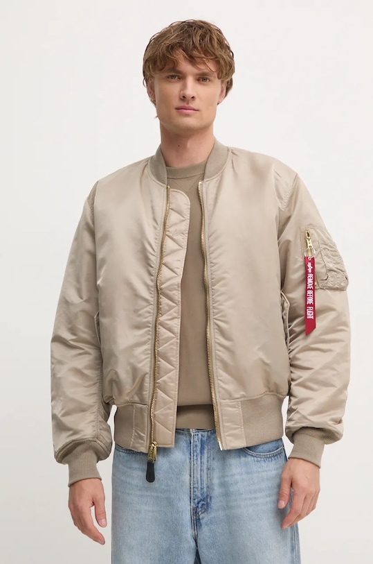 Куртка-бомбер Alpha Industries, бежевый
Куртка-бомбер Alpha Industries, бежевый