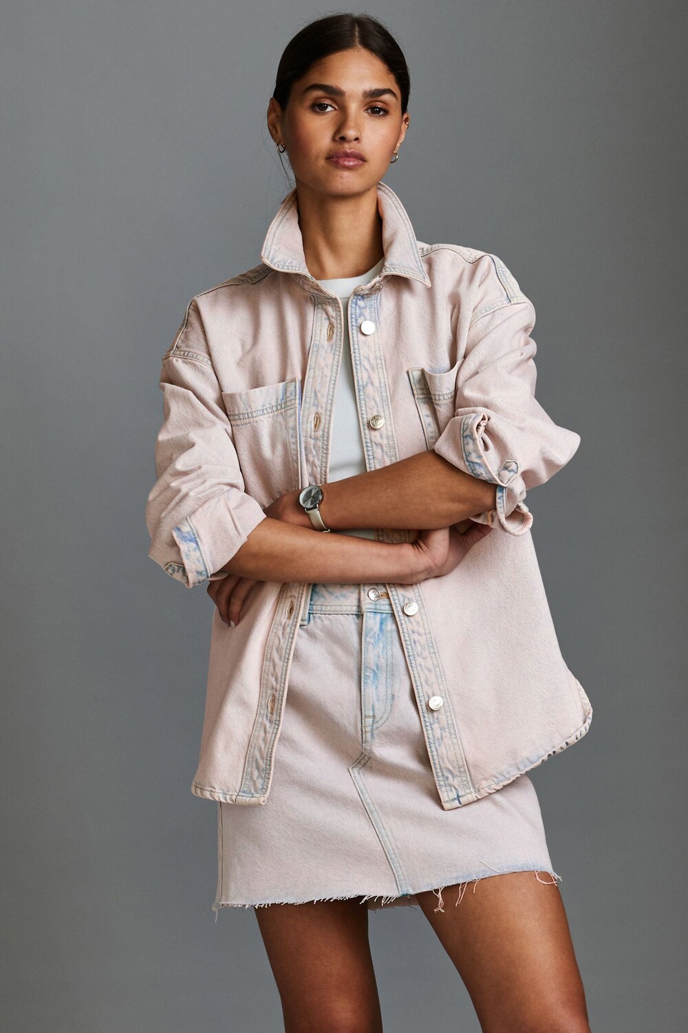 Куртка из 100% хлопкового денима Next, розовый
Куртка из 100% хлопкового денима Next, розовый