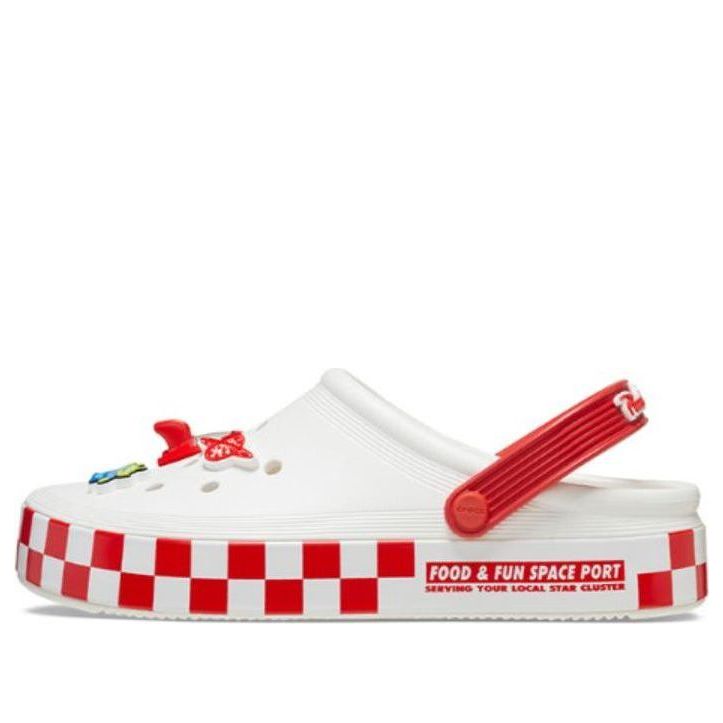 Сабо Crocs Toy Story Pizza Planet Off Court Clogs 'White Red' 209816-100, белый 
Сабо Crocs Toy Story Pizza Planet Off Court Clogs 'White Red' 209816-100, белый