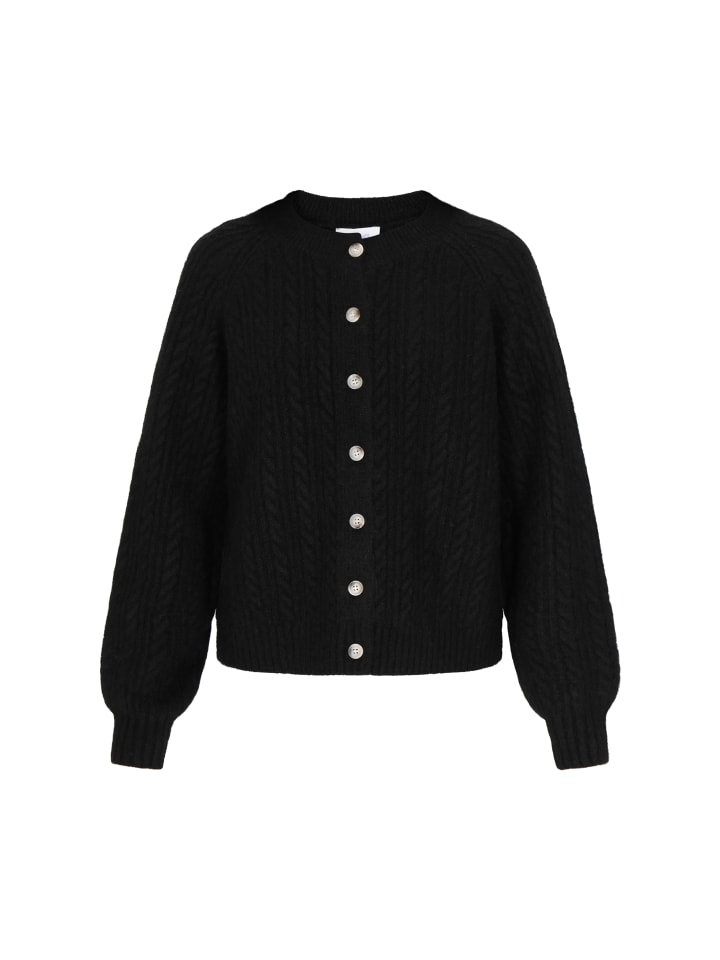 Женский кардиган черного цвета usha BLUE LABEL
Женский кардиган черного цвета usha BLUE LABEL