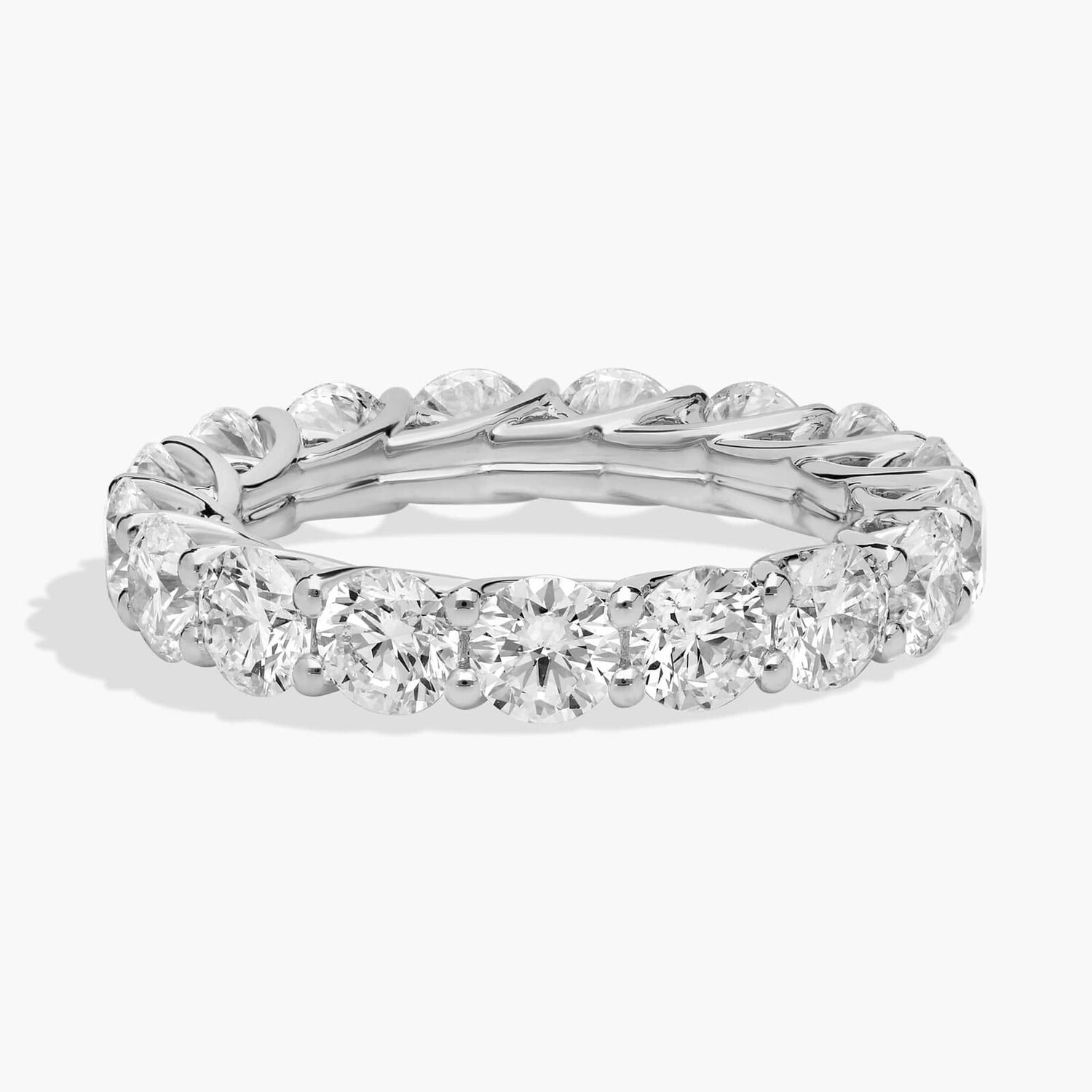 Кольцо Trellis Lab-Grown Diamond Eternity из 14-каратного белого золота (4 карата, двойной цвет - FG / VS2-SI1) Blue Nile
Кольцо Trellis Lab-Grown Diamond Eternity из 14-каратного белого золота (4 карата, двойной цвет - FG / VS2-SI1) Blue Nile