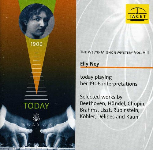CD диск Beethoven / Ney: Welte-Mignon Mystery 8: Elly Ney
CD диск Beethoven / Ney: Welte-Mignon Mystery 8: Elly Ney