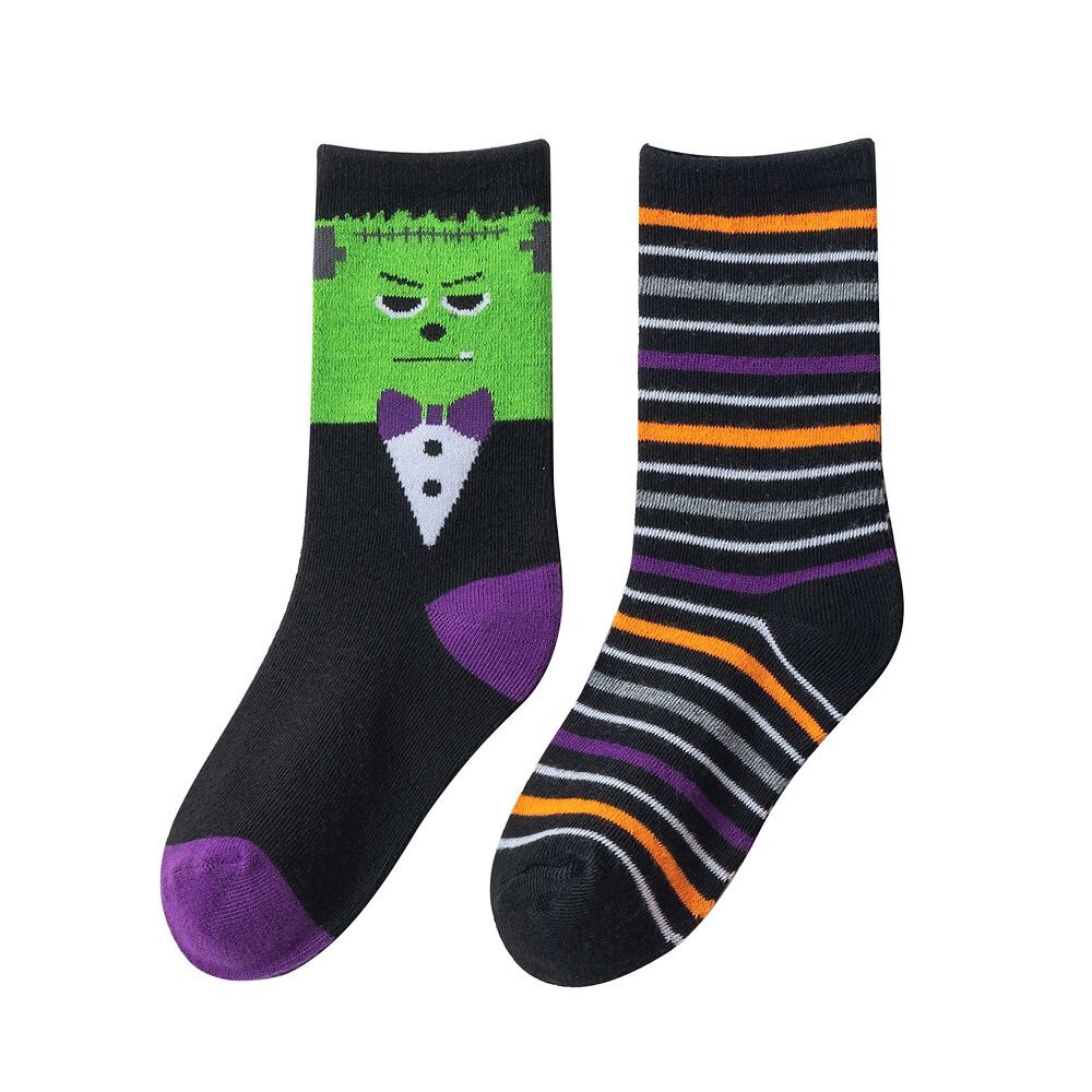 Детские носки для Хэллоуина, 2 шт., цвет Frankenstein 
Детские носки для Хэллоуина, 2 шт., цвет Frankenstein