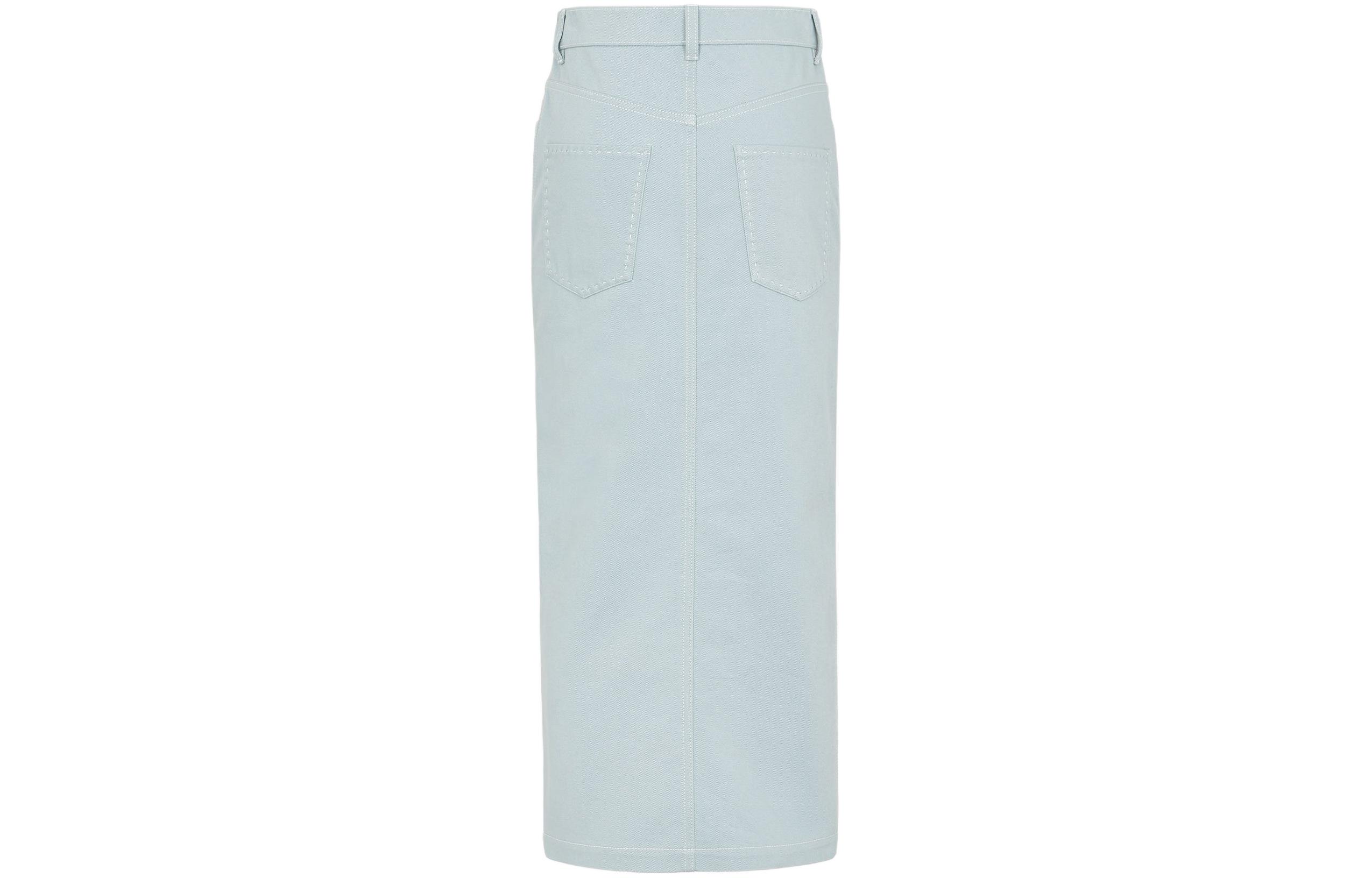 Джинсовая длинная юбка женская светло-голубая FENDI
Джинсовая длинная юбка женская светло-голубая FENDI