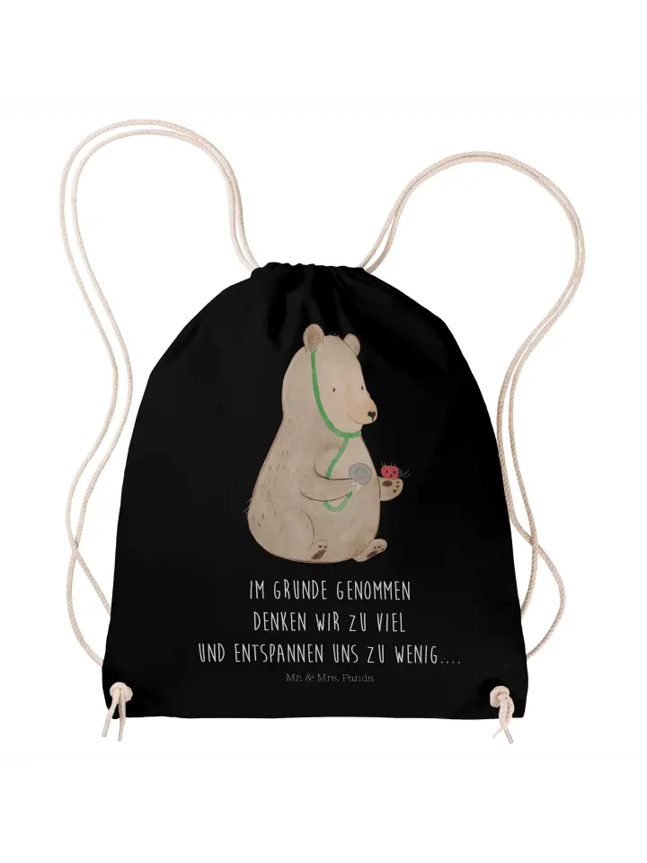 Спортивная сумка Mr & Mrs Panda Sportbeutel Bär Arzt, черный
Спортивная сумка Mr & Mrs Panda Sportbeutel Bär Arzt, черный