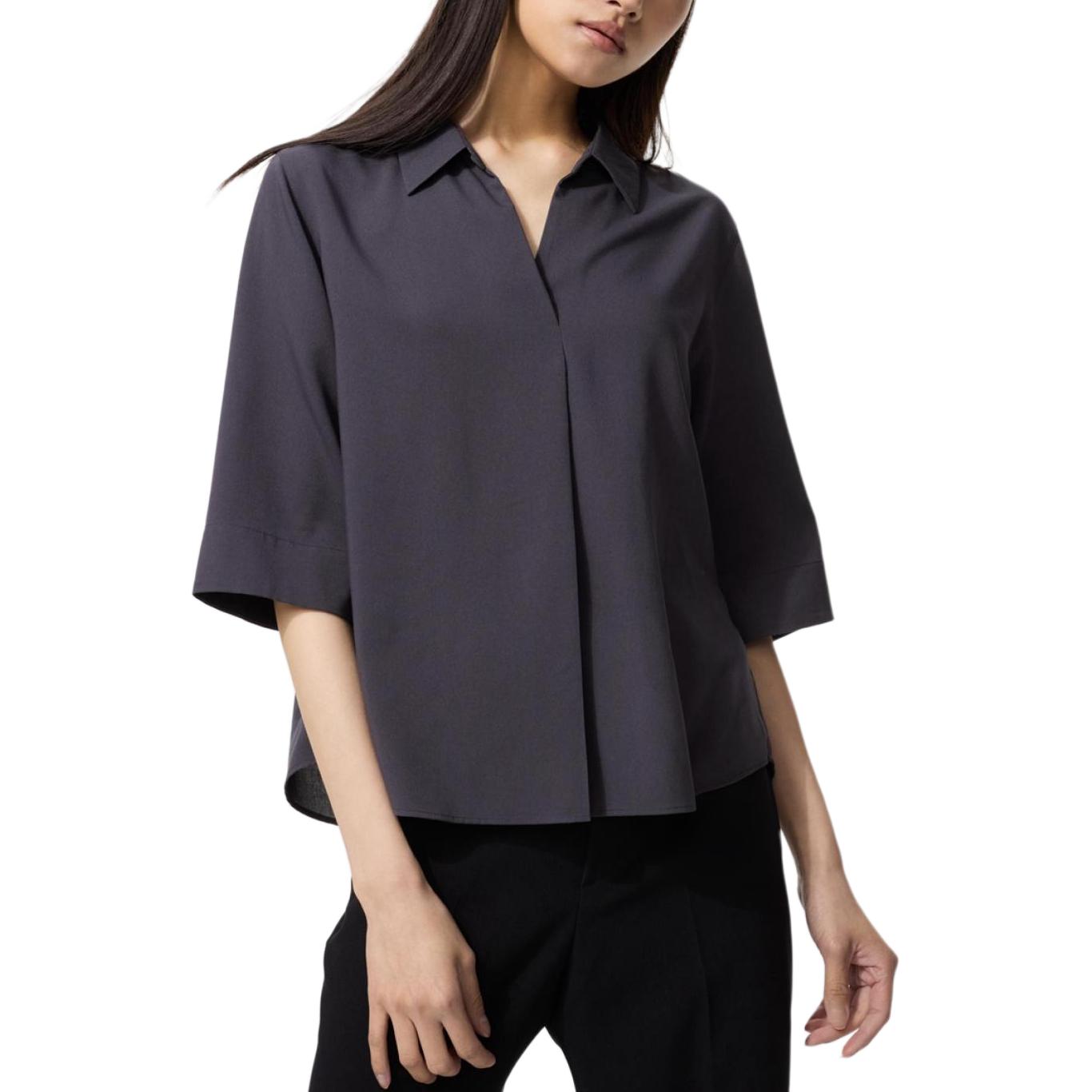 UNIQLO Женская рубашка темно-серого цвета
UNIQLO Женская рубашка темно-серого цвета