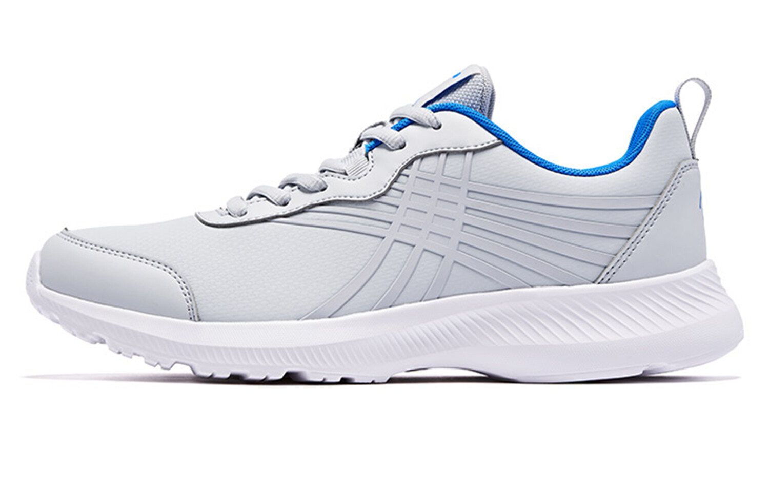 Кроссовки мужские низкие серые серебристо-синие Qiaodan
Кроссовки мужские низкие серые серебристо-синие Qiaodan