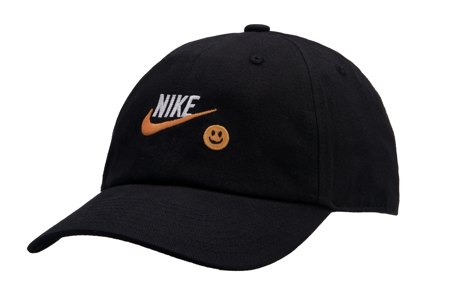 Nike Хлопковая бейсболка Unisex черная оранжевая
Nike Хлопковая бейсболка Unisex черная оранжевая