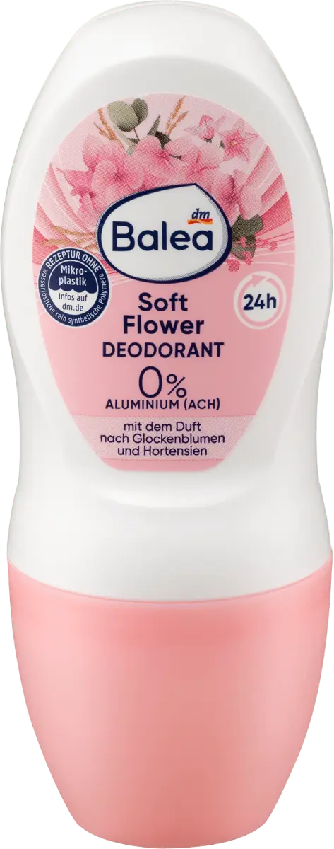 Дезодорант шариковый Soft Flower 50 мл Balea
Дезодорант шариковый Soft Flower 50 мл Balea