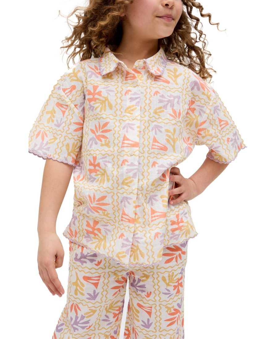 Рубашка для маленьких девочек Raffya Gilly с волнистым краем и принтом в стиле Матисса Raffya Kids, Open miscellaneous
Рубашка для маленьких девочек Raffya Gilly с волнистым краем и принтом в стиле Матисса Raffya Kids, Open miscellaneous