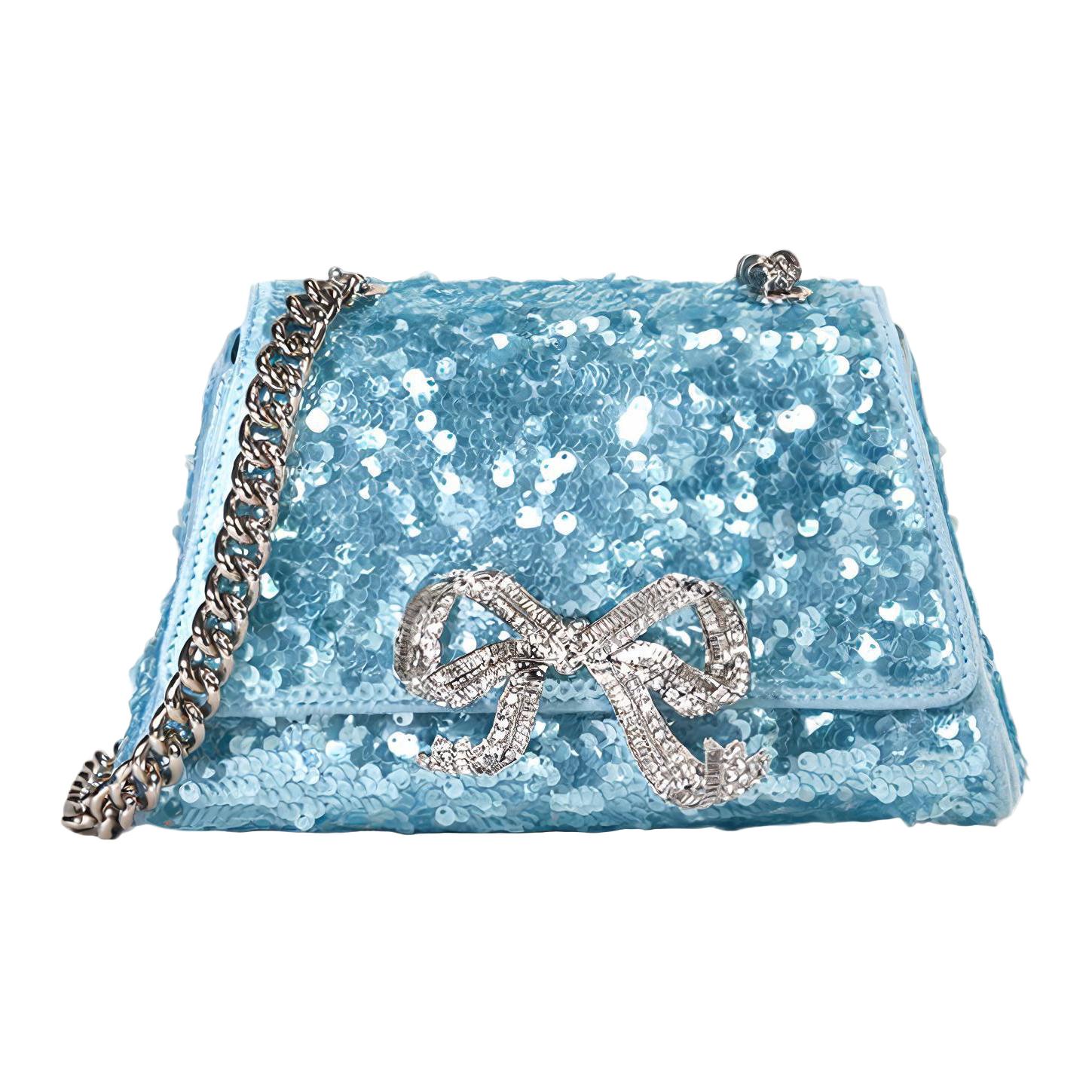 Self-portrait Полиэстеровая сумка через плечо миниатюрная женская голубая
Self-portrait Полиэстеровая сумка через плечо миниатюрная женская голубая