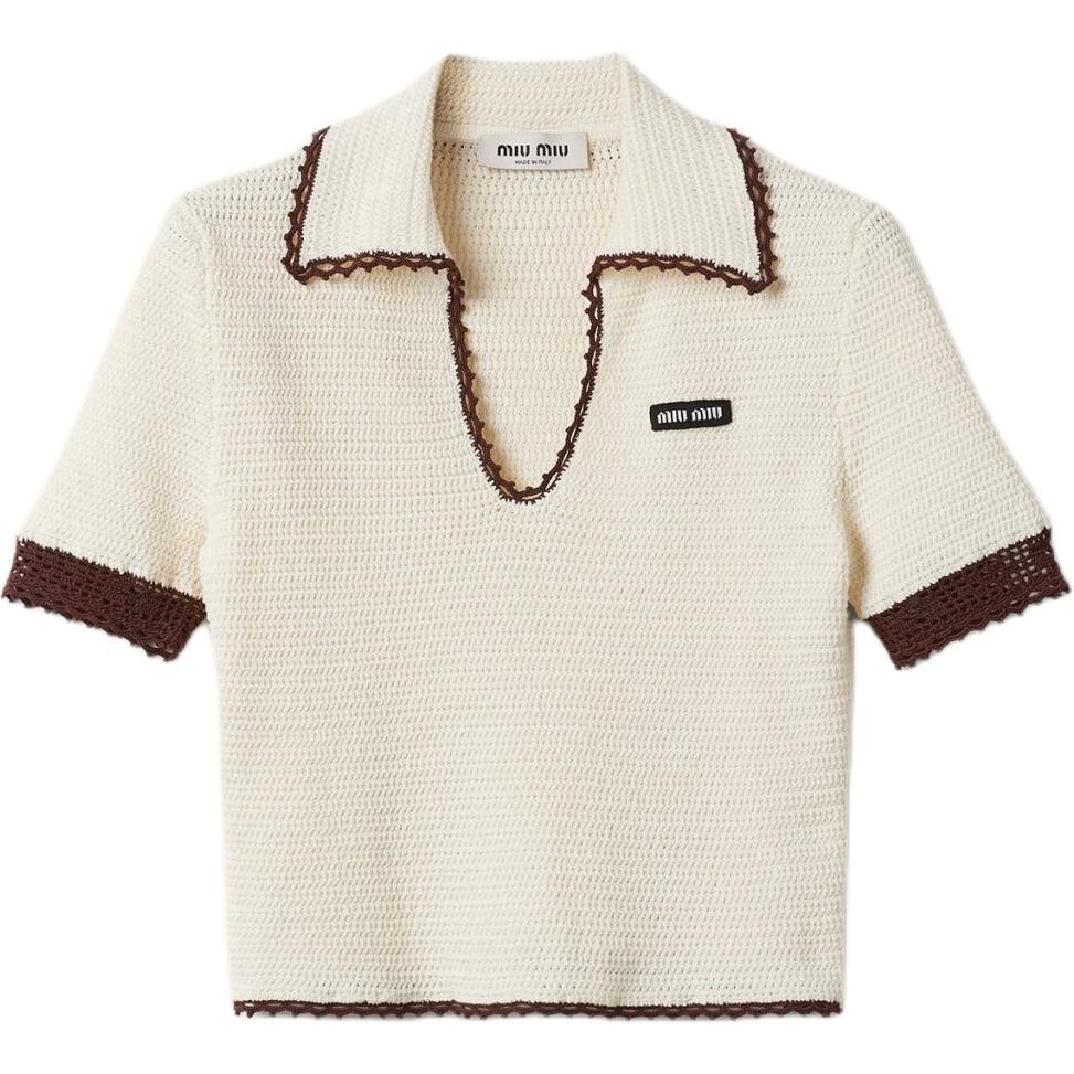 Рубашка поло женская Miu Miu, бежевый
Рубашка поло женская Miu Miu, бежевый
