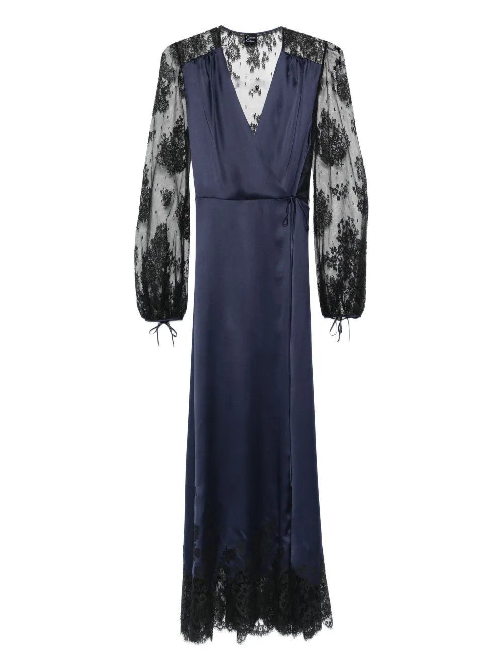 Шелковая ночная сорочка с кружевом Carine Gilson, синий
Шелковая ночная сорочка с кружевом Carine Gilson, синий