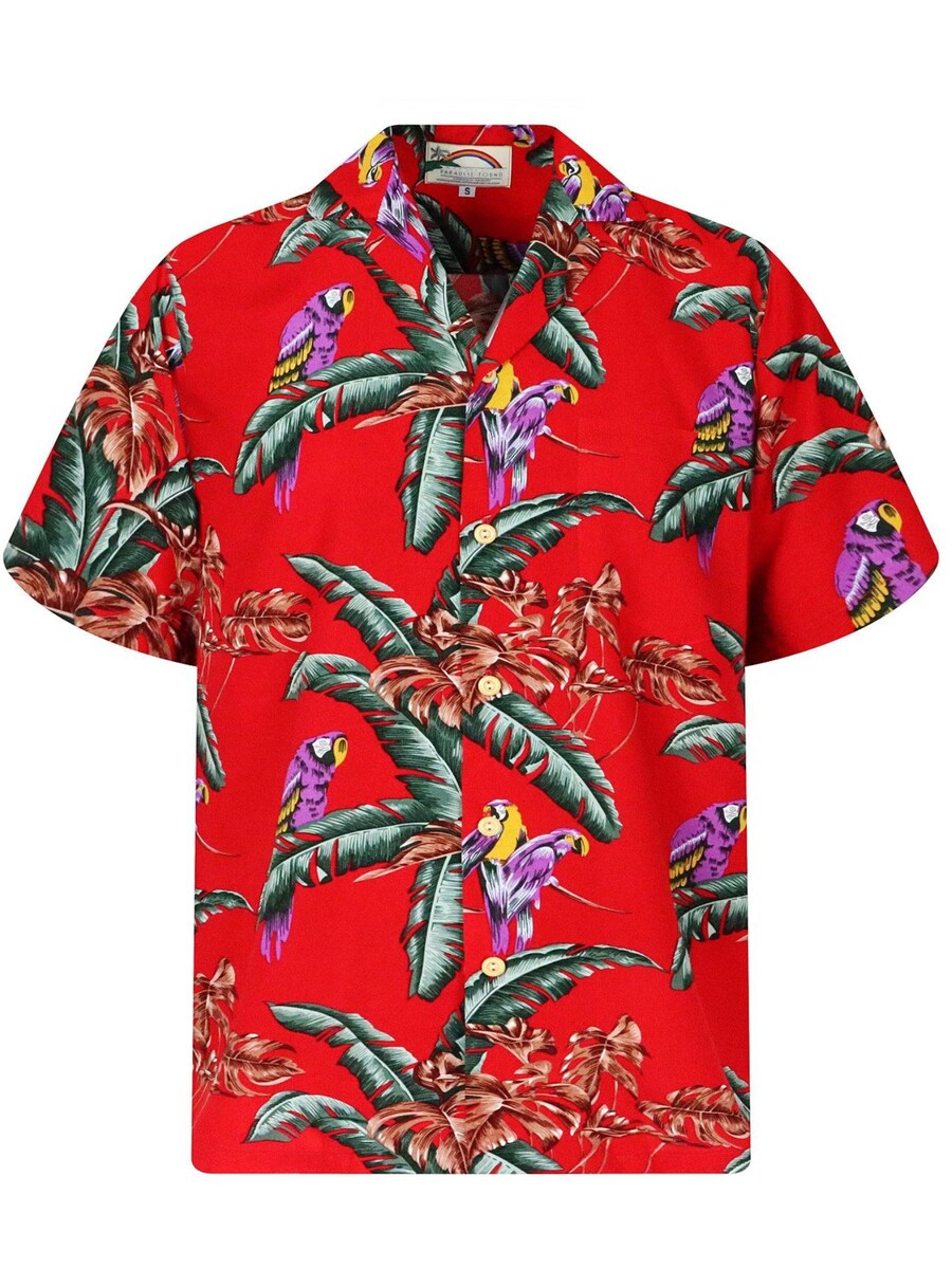 Рубашка на пуговицах классического кроя Paradise Found Tom Selleck Jungle Bird, красный
Рубашка на пуговицах классического кроя Paradise Found Tom Selleck Jungle Bird, красный