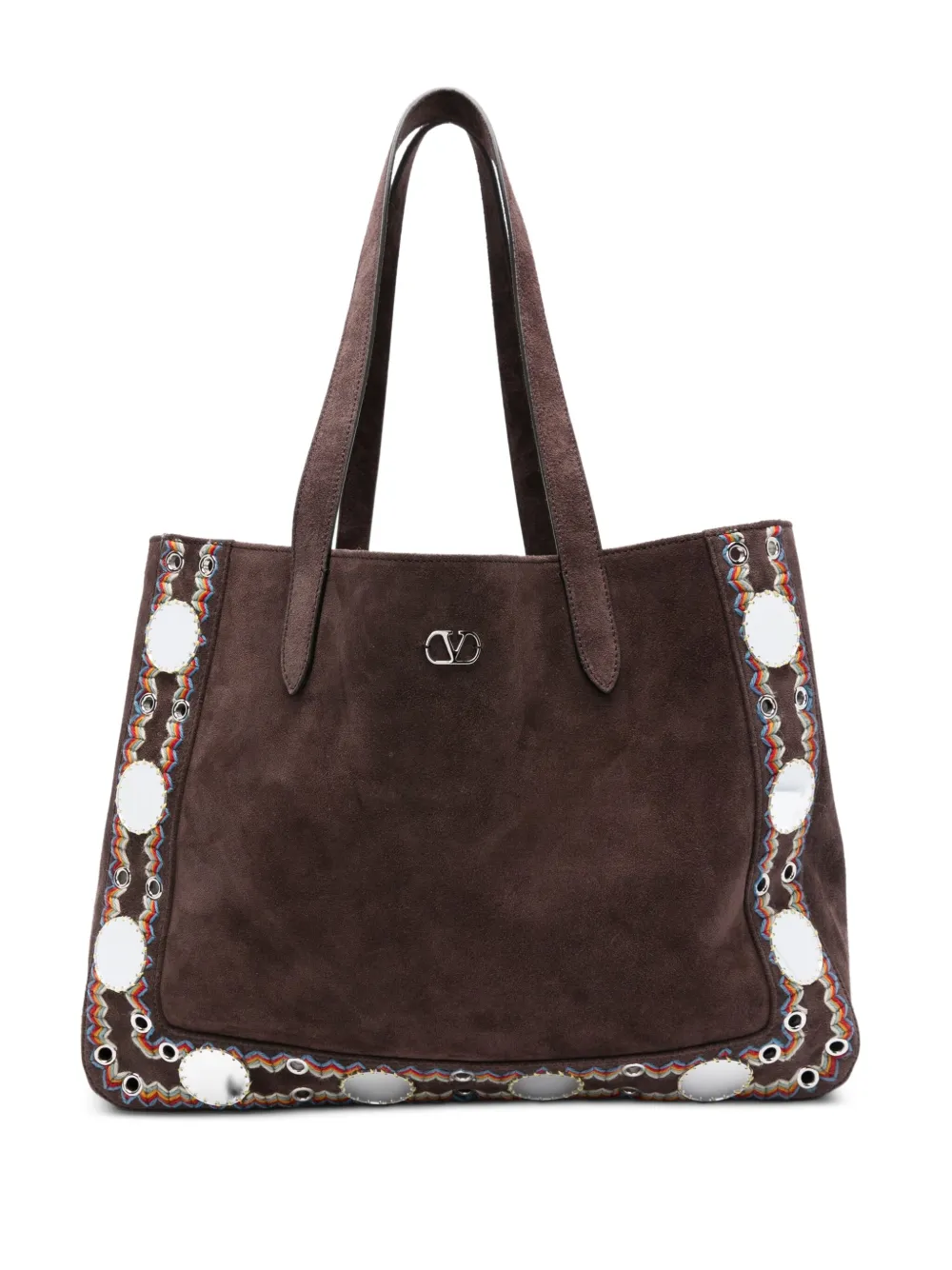 Сумка-тоут Nellcôte из замши VALENTINO GARAVANI, коричневый
Сумка-тоут Nellcôte из замши VALENTINO GARAVANI, коричневый