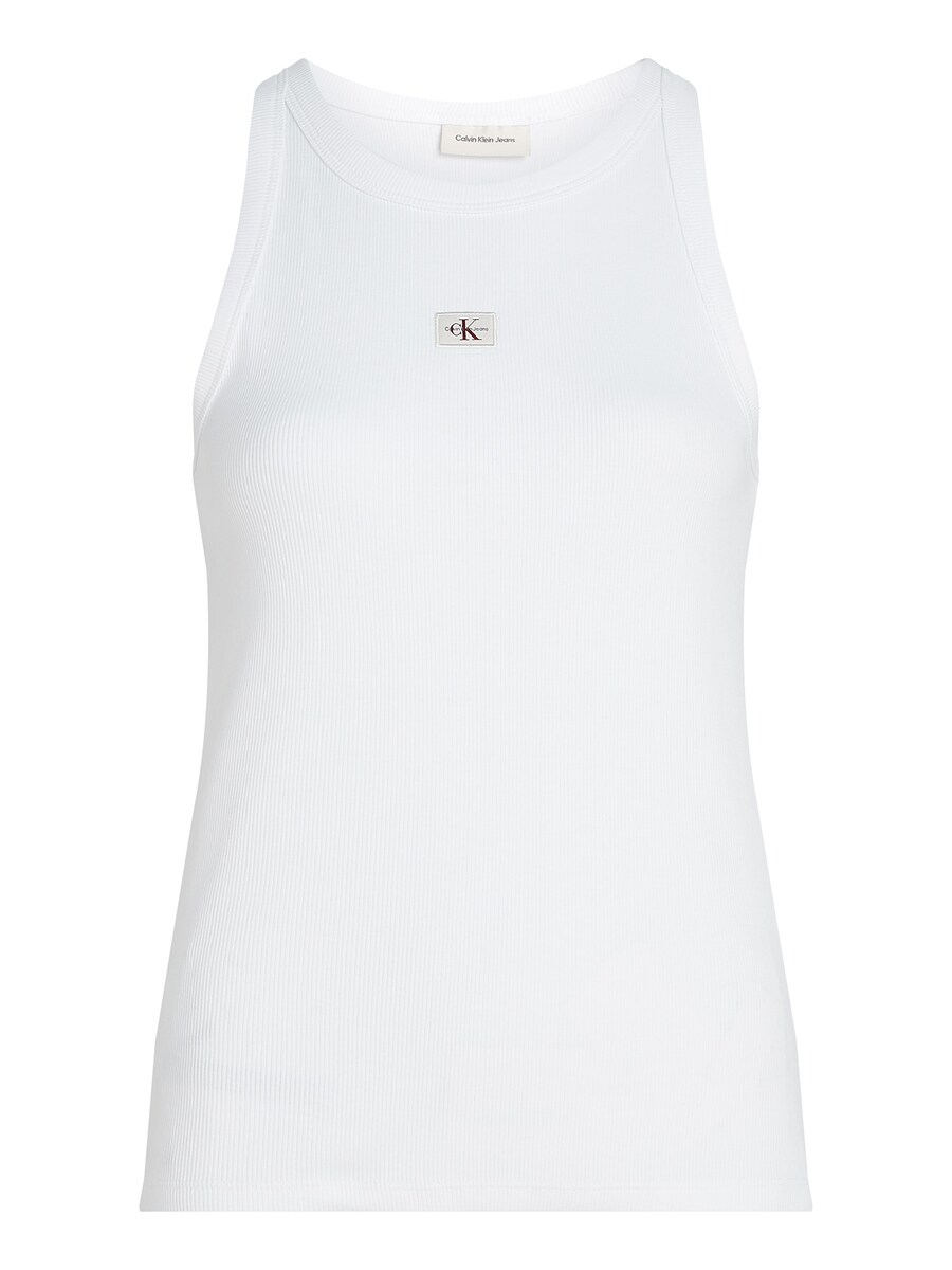 Топ Calvin Klein Jeans Curve, белый 
Топ Calvin Klein Jeans Curve, белый