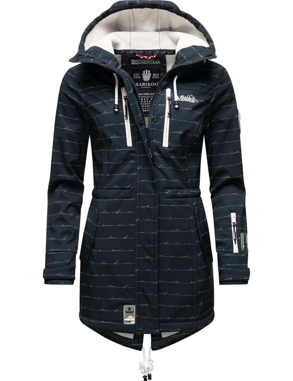 Плащ Marikoo Zimtzicke, темно-синий 
Плащ Marikoo Zimtzicke, темно-синий