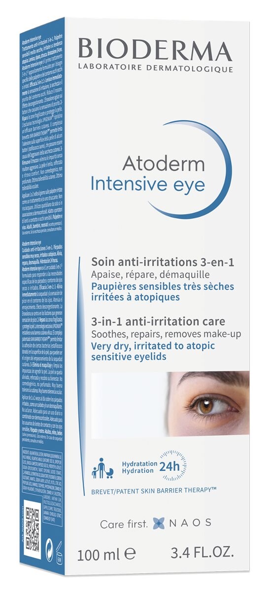 Bioderma Atoderm Intensiv Eye 3в1, уход за раздраженной кожей век, 100 мл
Bioderma Atoderm Intensiv Eye 3в1, уход за раздраженной кожей век, 100 мл