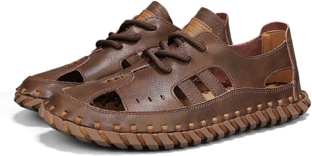 Мужские сандалии Purfitall из кожи, пляжные сандалии для мужчин, закрытый носок, водонепроницаемые кроссовки, повседневные летние нескользящие сандалии для прогулок, походов и рыбалки, коричневый
Мужские сандалии Purfitall из кожи, пляжные сандалии для мужчин, закрытый носок, водонепроницаемые кроссовки, повседневные летние нескользящие сандалии для прогулок, походов и рыбалки, коричневый